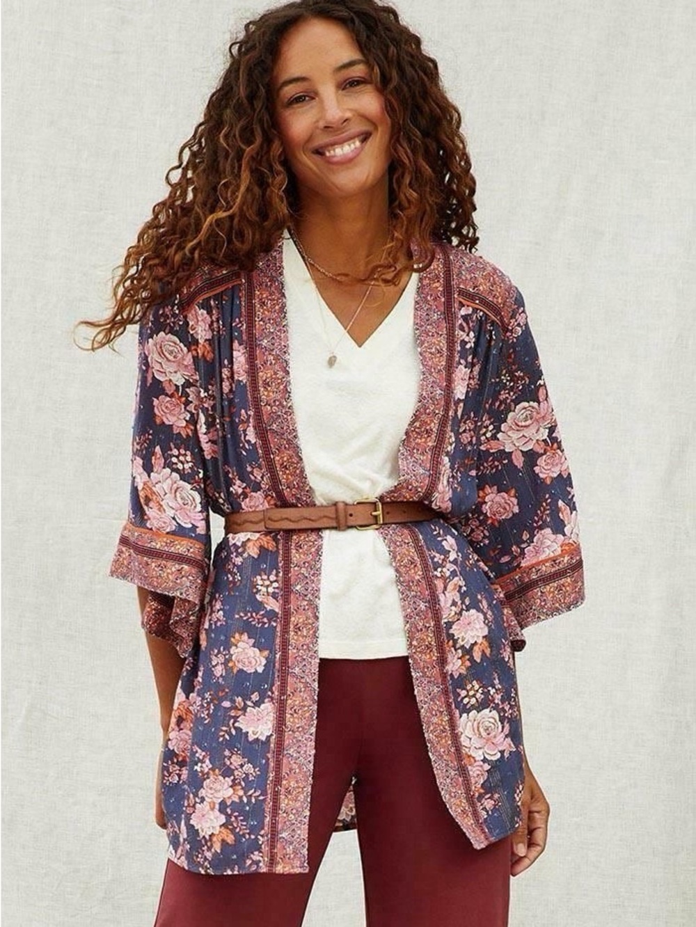 Matilda Jane Olivia Floral Kimono size M/L